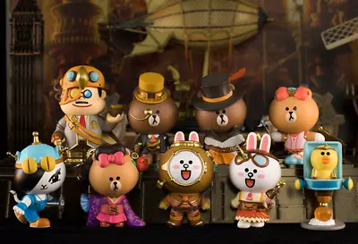 Buy Line Friends Steam Punk Metal Style Series Confirmed Blind Box Figure Toy Hot • 21.59£
