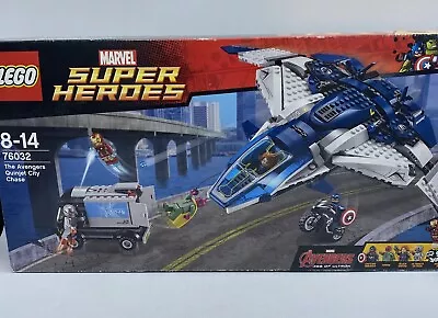 Buy NEW & Sealed Lego 76032 Marvel Super Heroes The Avengers Quinjet City Chase • 100£
