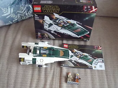Buy LEGO Star Wars Resistance A-Wing Starfighter 75248 100% Complete Great Condition • 20£