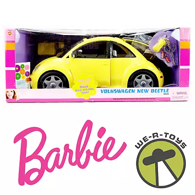 Buy Barbie Volkswagen New Beetle Vehicle Yellow 2000 Mattel 27589 • 219.11£