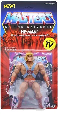 Buy SUPER 7 MASTERS OF THE UNIVERSE HE-MAN VINTAGE ACTION FIGURE NEW! Heman • 99£