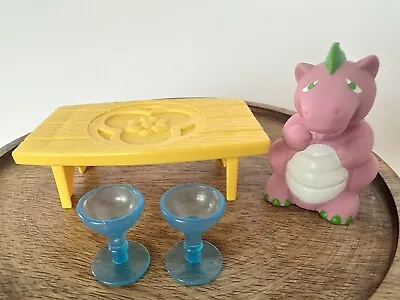 Buy Vintage My Little Pony G1 Spike Baby Dragon Goblets Table Dream Castle Accessory • 37.81£