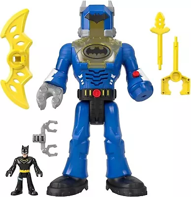 Buy Fisher-Price Imaginext DC Super Friends Batman Toys, 12-inch Robot With Light • 15£