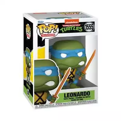 Buy PREORDER #1555 Leonardo Teenage Mutant Ninja Turtles Funko POP Genuine Brand New • 25.99£