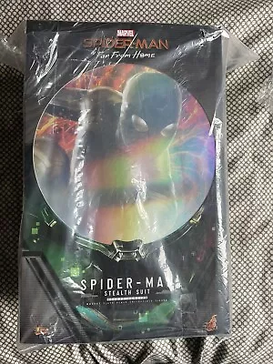 Buy Hot Toys Spider-Man: Far From Home - Spider-Man (Stealth Suit) MMS541 Deluxe Ver • 125£