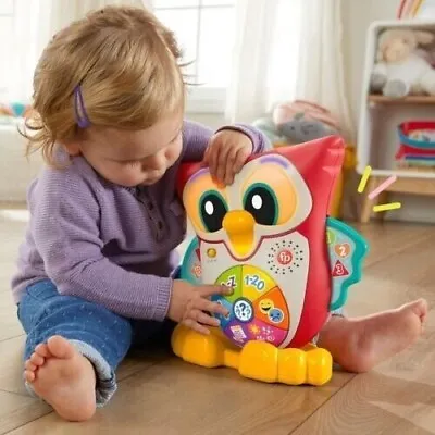 Buy Fisher-Price Linkimals Light-Up & Learn Owl Toddler Toy 90+ Songs • 25.99£