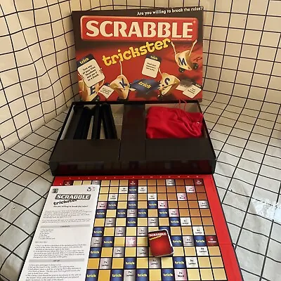 Buy Mattel Scrabble Trickster Word Board Game 100% Complete VGC • 8.99£