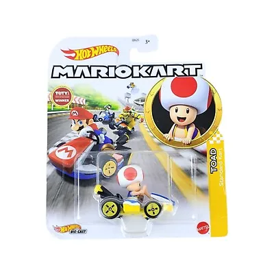 Buy Hot Wheels Mario Kart Toad Standard Kart Die-Cast Car - New • 11.99£