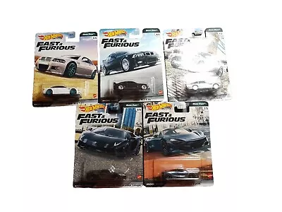 Buy Hot Wheels Premium Fast And Furious Euro Fast Full Set Of 5  Real Riders On Card • 34.99£