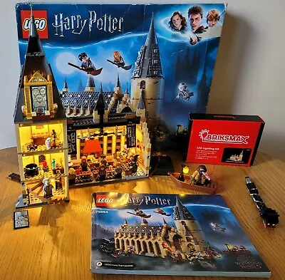 Buy LEGO Harry Potter Hogwarts Great Hall 75954 WITH BRIKSMAX LIGHTING KIT 100% • 71.95£