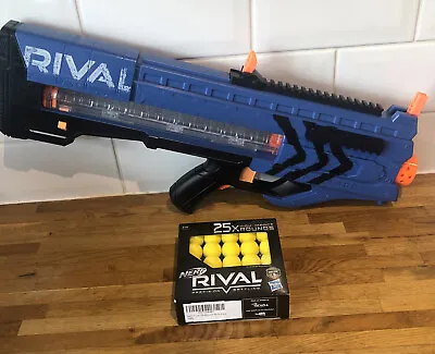 Buy Nerf Rival Zeus MXV-1200 Blaster Toy Gun With 25 New Balls Team  Blue • 29.99£