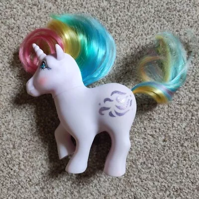 Buy Vintage 1983 My Little Pony G1 Windy Rainbow Ponies Purple Unicorn MLP Wind • 13£