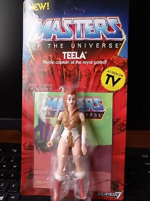 Buy Teela Masters Of The Universe Classic Super7 New On Unpunched Card • 32.99£