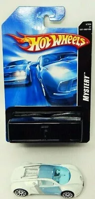 Buy HOT WHEELS 2007 MYSTERY SERIES BUGATTI VEYRON Pearl White MINT +OPENED CARD • 9.95£