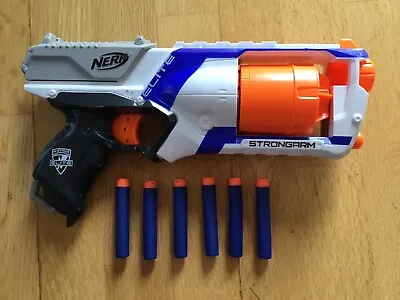 Buy Nerf N-Strike Elite Strong Arm Toy Gun (White) • 2.99£