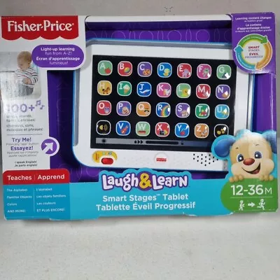 Buy Fisher-Price White Laugh & Learn Smart Stages Tablet New Electronic Toy • 7.50£