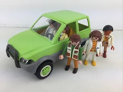 Buy Playmobil Safari Jeep Car Set 4345 With Ranger & Four Figures, Vet, Doctor. VGC. • 13.99£
