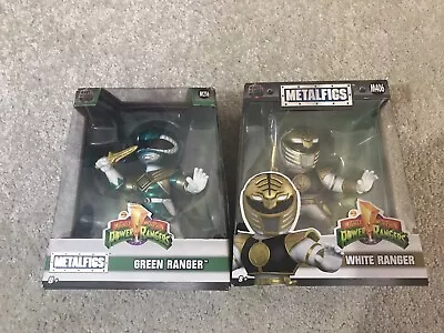 Buy Metalfigs Mighty Morphin Power Rangers White & Green (Rare White) • 44.99£