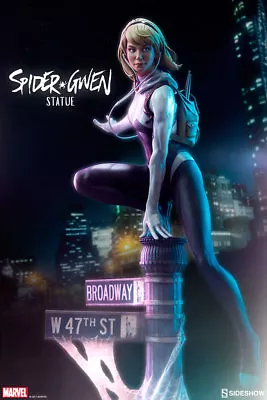 Buy Sideshow: Spider-Gwen 1/5 Statue By Mark Brooks Artist Series - Spider-man • 428.52£