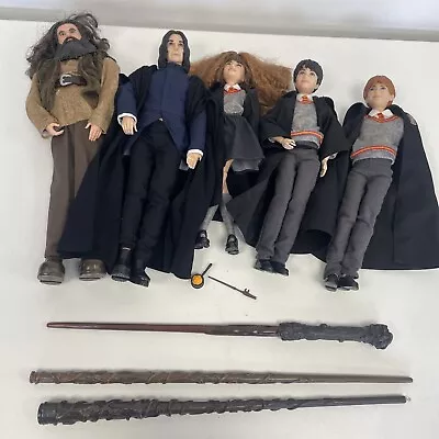 Buy Mattel 2018/19 Harry Potter Figures Job Lot Bundle X 5 Plus 3 Wands Snape Hagrid • 14.95£