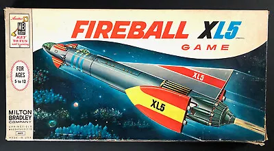 Buy Rare Vintage 1964 Milton Bradley Fireball XL5 Board Game Gerry Anderson • 98.67£