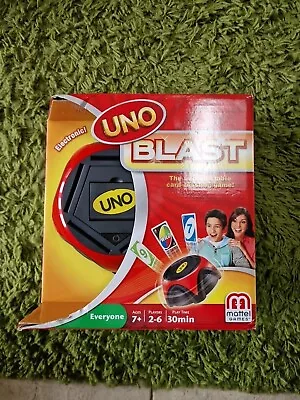 Buy Uno Blast Card Game By Mattel 2012 New In Box Rare Extreme Flash Attack Roboto • 29.99£