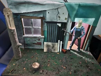 Buy Diorama For Neca Mezco Figures Friday The 13th Shack,horror With Working Light • 120£