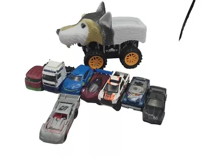 Buy Hot Wheels Cars Bundle X9 Fastlane Ford Raptor  Diecast Wolf Monster Truck • 3.49£