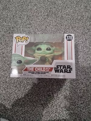 Buy Funko Pop Vinyl Star Wars Mandalorian The Child With Cup • 3£
