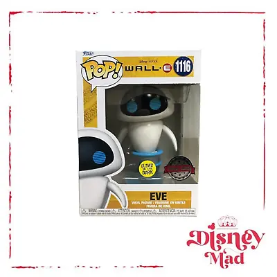 Buy Eve Glows In The Dark Funko Pop! 1116 Wall-E - Special Edition • 18.99£