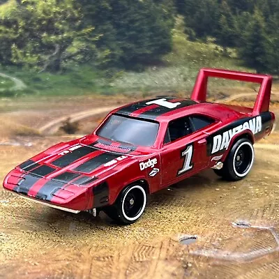 Buy Hot Wheels '69 Dodge Charger Daytona Red 2024 New Loose 1:64 Diecast Car • 3.50£
