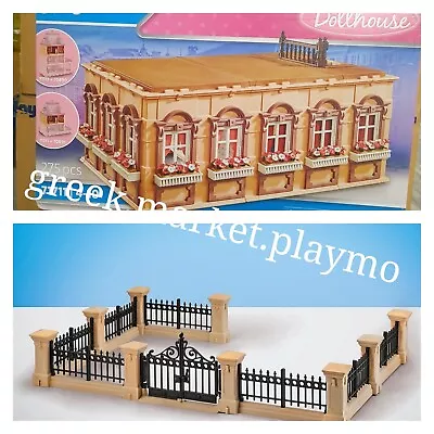 Buy PLAYMOBIL  Victorian Mansion Floor Extension +  Fence  + Meeting  FOR COLLECTOR • 165£
