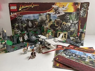 Buy LEGO Indiana Jones Temple Escape (7623) - Boxed W/ Instructions 99% • 125£