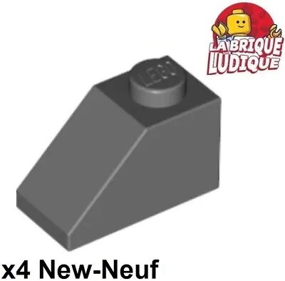 Buy LEGO 4x Slope Brick Gradient Angled 45 2x1 Dark Grey/Dark Bluish Gray 3040 New • 1.67£