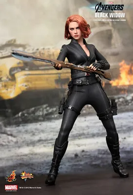 Buy Hot Toys 1/6 Marvel The Avengers Mms178 Black Widow Natalia Romanova Figure • 429.99£