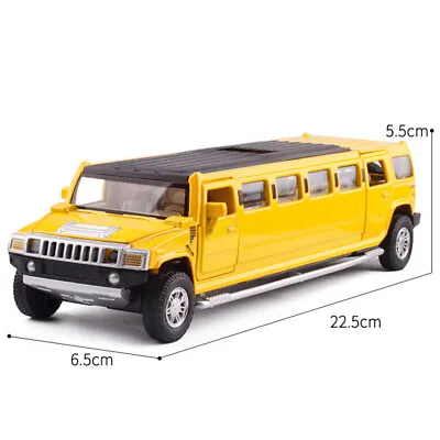 Buy HOT Limousine Alloy Plastic Cars Model Pull Back Flashing Kids Toy Vehicles • 23.15£