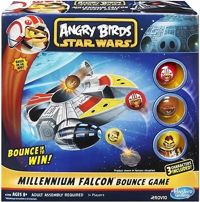 Buy HASBRO Angry Birds Star Wars Millennium Falcon Bounce Game, NEW, SEALED • 12.99£