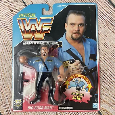 Buy WWF Hasbro Big Boss Man Wrestling Figure GIG Italian Edition Very Rare • 139.99£