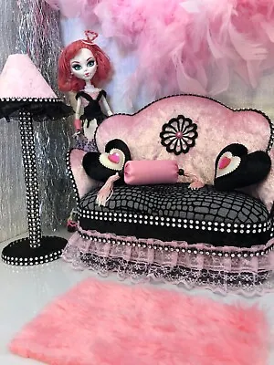 Buy Pinkrosemh Couch Furniture Barbie Monster High Blythe Dolls Cupid Sweet • 41.16£