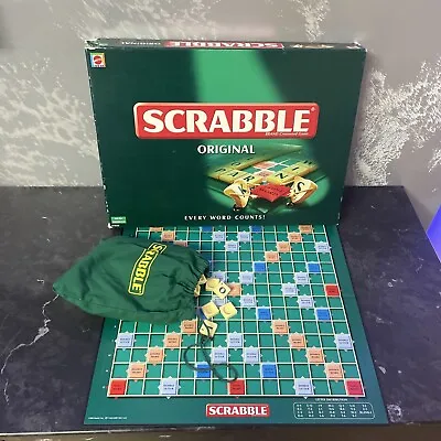Buy Scrabble Original Tile Word Game By Mattel 2003 Complete & Very Good Condition • 10.99£