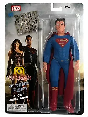 Buy Mego DC Henry Cavill Superman Action Figure - 14 Point Articulation  • 21.99£