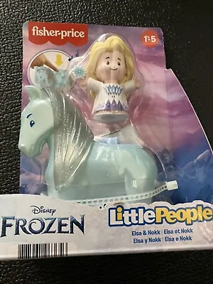 Buy Elsa And Nokk Little People Light Up Music Toy Fisher Price Frozen Disney • 35£