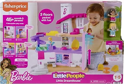 Buy Fisher-Price Little People Barbie Dream House Play Set And Figures • 109.99£