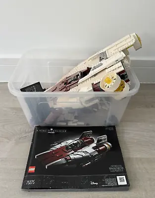 Buy LEGO Star Wars 75275 UCS A WING Set Unboxed SEE DESCRIPTION USED • 94.76£