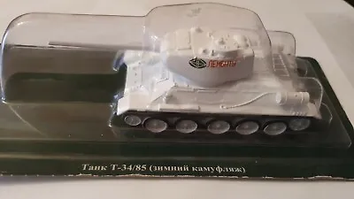 Buy Eaglemoss EAC Military Vehicle T-34/85 Soviet Tank 1:72 Die Cast Model • 19.99£