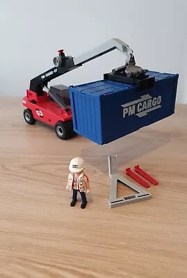 Buy Playmobil 5256 City Action Cargo Loader / Container Forklift • 29.99£