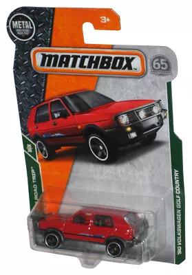 Buy Matchbox MBX Road Trip 25/35 (2017) Red '90 Volkswagen Golf Country Toy Car 99/1 • 16.08£