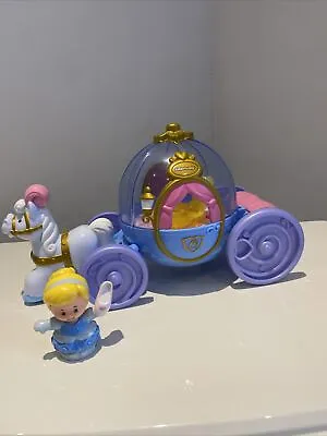 Buy Fisher Price Little People Musical Light Up Cinderella Carriage With Figure • 14.90£