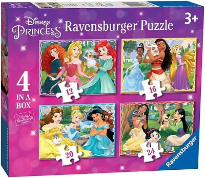 Buy Ravensburger 4 Puzzles In A Box Disney Princess Friendship! • 11.99£