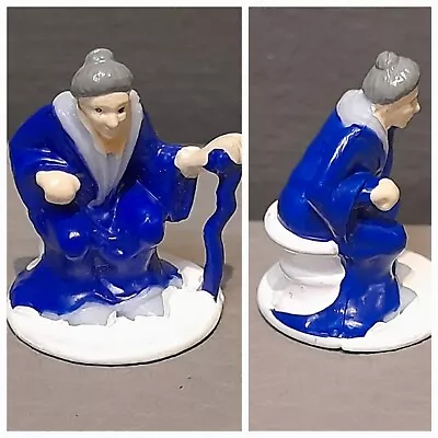 Buy Polly Pocket Style Wise Old Lady Grey Hair On Toilet Figure 1990s 90s Funny  • 9.99£
